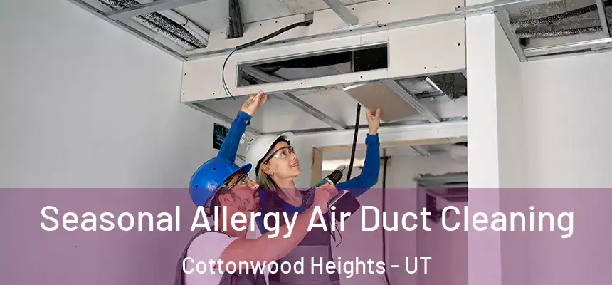  Seasonal Allergy Air Duct Cleaning Cottonwood Heights - UT